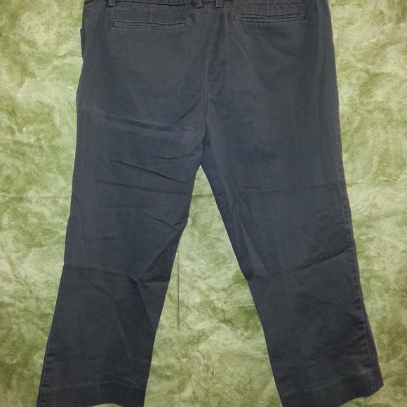 Mossimo size 8 dark military green Capri fit 3 - Picture 4 of 4